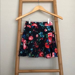 Floral skater skirt